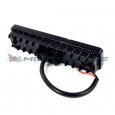Фара светодиодная 36W прямоугольная sport 12LED Алюминиевая (4)