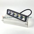 Фара светодиодная 72W прямоугольная sport 5Inch 24LED Алюминиевая p19
